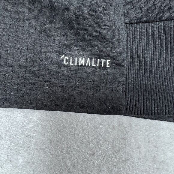 Adidas Jacket Womens Size Large Black White Squad Bomber Climalite CZ0832 - Picture 9 of 15